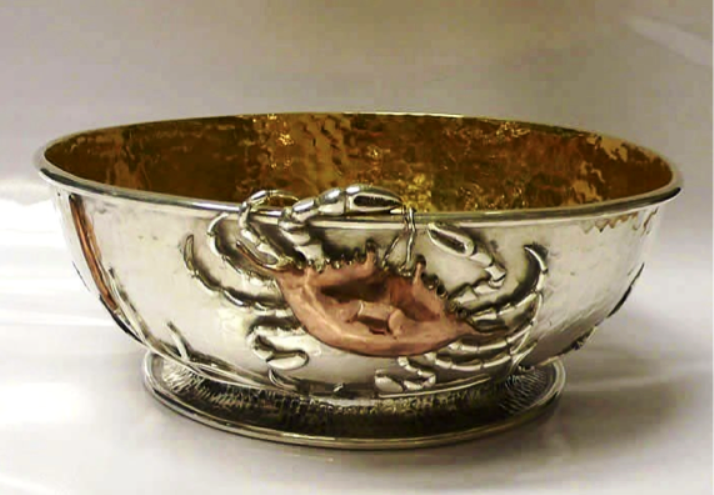 Chinese Export Silver bowl by Cheong Lam