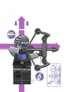 HAWKEYE #15 CASTELLANI LEGO VAR