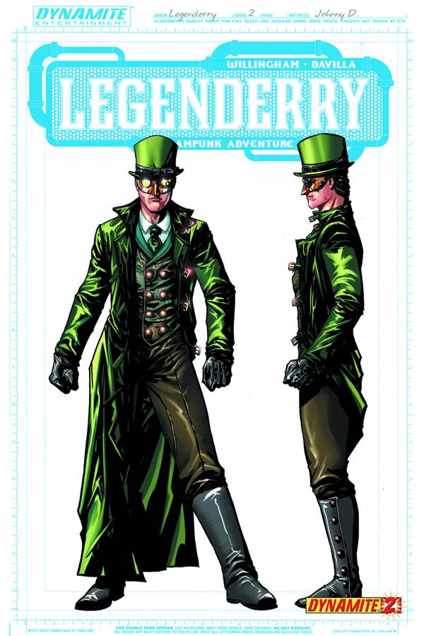 LEGENDERRY A STEAMPUNK ADV #2 (OF 7) 1-25 Green Hornet variant