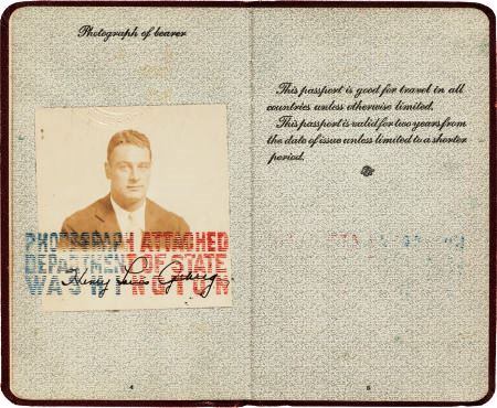 Lou Gehrig Passport 2