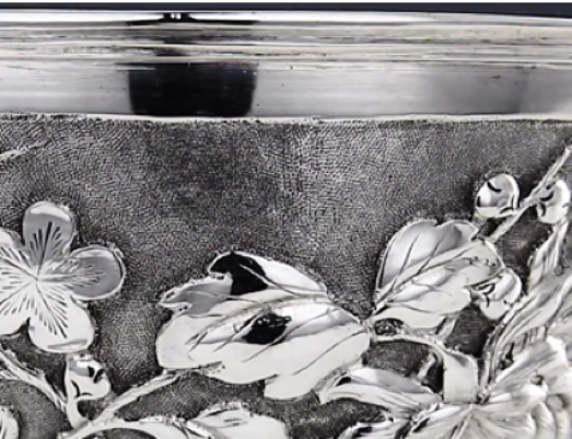 Ning Zhao Ji bowl hammer work close up