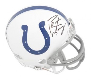 Peyton Manning Authentic Signed Indianapolis Colts Helmet