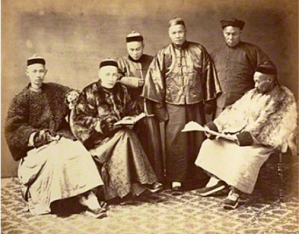 Shanghai Chinese merchants circa 1800