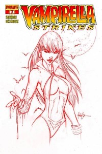 DF VAMPIRELLA STRIKES #1 MICHAEL TURNER BLOOD RED CVR (C- 0-