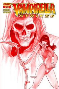 DF VAMPIRELLA STRIKES #2 HIGH END NEVES RED ULTRA LTD CVR (C