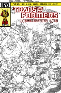 TRANSFORMERS REGENERATION ONE #100 FREE 25 COPY INCV (NET)