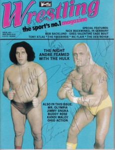 Vintage Era Wrestling Magazine Multiple Signatures