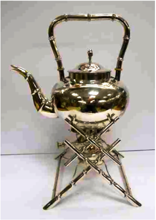 Wing On Tea Kettle and Stand