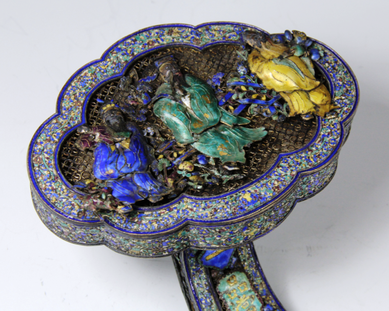 Chinese Export Silver Filigree Ruyi Sceptre by Bao Xin Adrien von Ferscht, www.chinese-export-silver.com