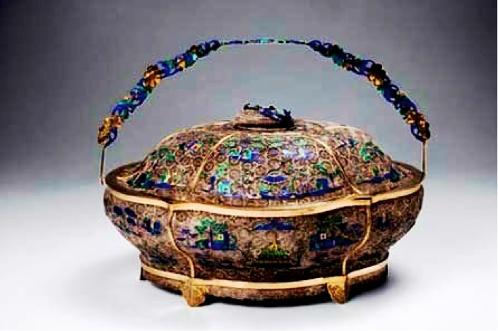 Late 18th Century Chinese Export Silver Filigree Basket by Cutshing Adrien von Ferscht, www.chinese-export-silver.com