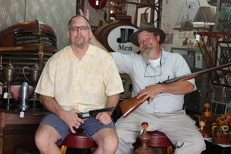 Robert Owen (l) & Compton Creel (r) DFW M'Antiques