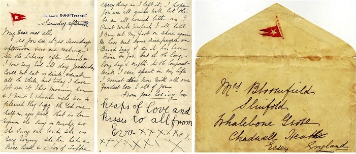 titanic letter