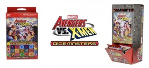 On the left is the starter set, one of the most in-demand game products on the market today. Wizkids simply did not manufacture enough of them to go around and, until restocks arrive in the coming weeks these are speculatively selling anywhere from $25-$60. On the right is a “gravity feed” booster box of 60 packs, each containing two dice and two cards.