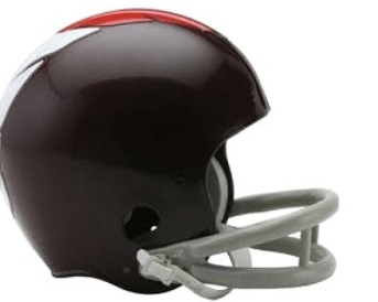 A replica Washington helmet from the 1960-64 seasons.