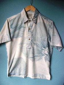 When I bought this aloha shirt at a thrift store, it was with the intention of selling it on eBay. I never expected to reunite it with the man who designed and made it.