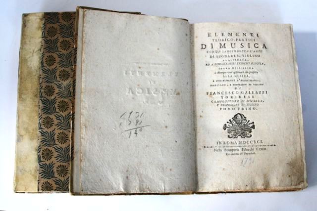 Italy was extremely influential in European music from the Renaissance through the end of the 18th century, and “Elementi teorico-pratici” was Italy’s last truly valuable contribution to music theory.