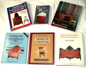 Most good libraries have an abundance of furniture reference books. Take advantage of them but don’t believe everything you read. Be selective. 
