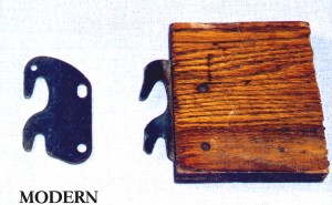 Don’t assume siderails to different beds are interchangeable. These two sets of hooks appear to be similar but they are not exactly the same and will not fit into a bed the same way. 